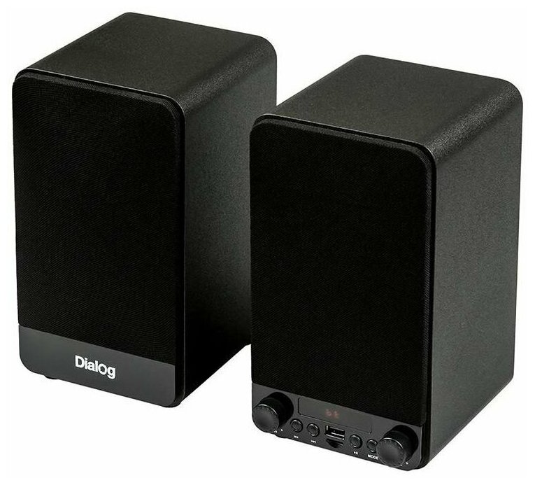 Dialog Jazz AJ-13 BLACK (2.0, 2*15W RMS, Bluetooth, USB+microSD reader)