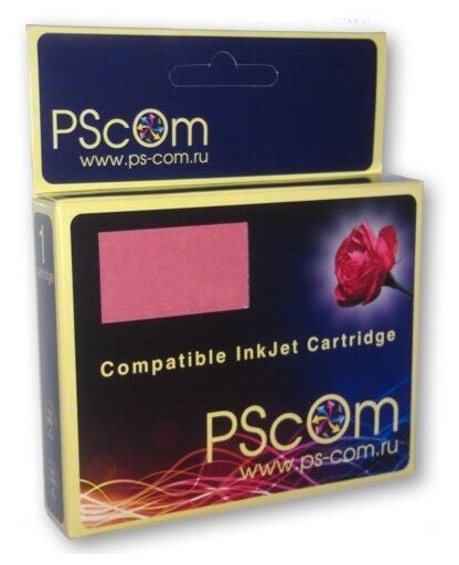 Картридж Ps-Com желтый (yellow) совместимый с Epson T0734