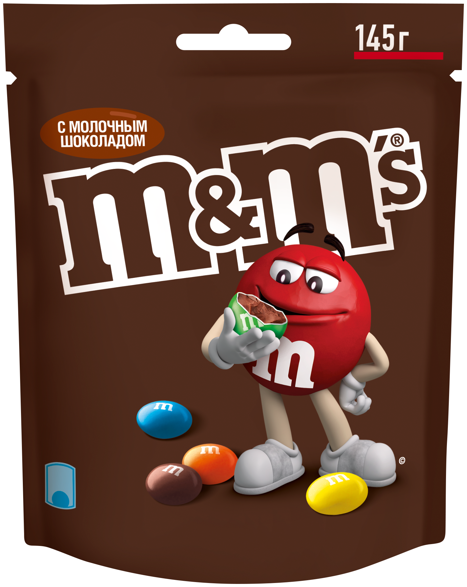 M&M's драже c молочным шоколадом, 145г - фотография № 3