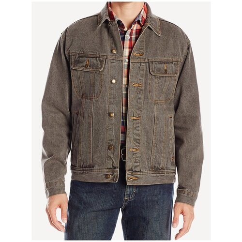 фото Куртка джинсовая wrangler rugged wear charcoal (xxl)