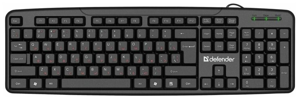 Клавиатура DEFENDER Astra HB-588 черный 45588 119700₽