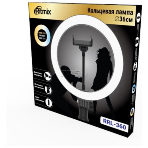 Светодиодная кольцевая лампа освещения RITMIX RRL-360 139900₽