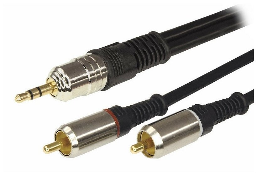 Аксессуар Rexant 3.5mm Stereo Plug - 2RCA Plug 3m 17-4224