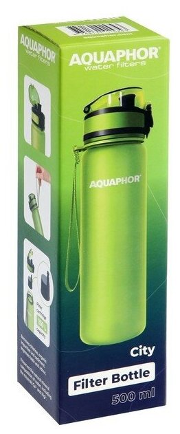 Водоочиститель Аквафор й зеленый, одноступенчатая очистка (507880) - фото №8