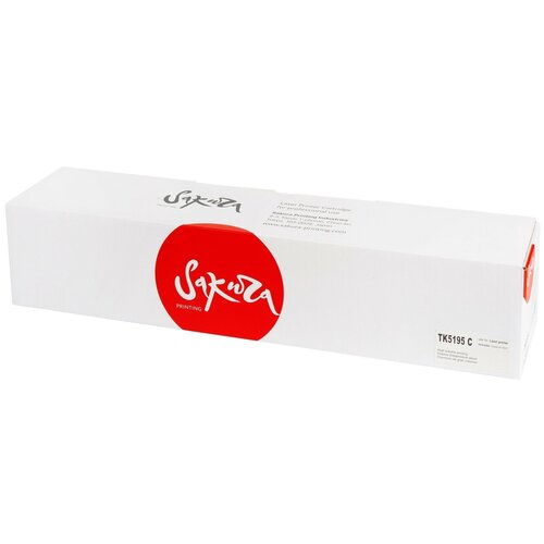 Картридж Sakura SATK5195C (Kyocera TK-5195C - 1T02R4CNL0) 16000 стр, голубой sakura тонер картридж совместимый сакура sakura satk5195c tk 5195c синий 7k