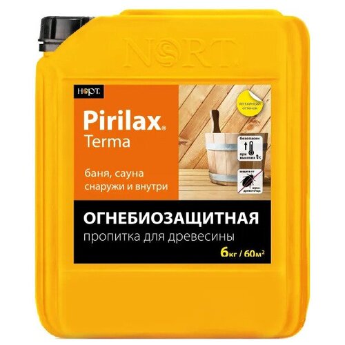 Пирилакс-Терма Биопирен (антипирен-антисептик) для древесины, 6 кг