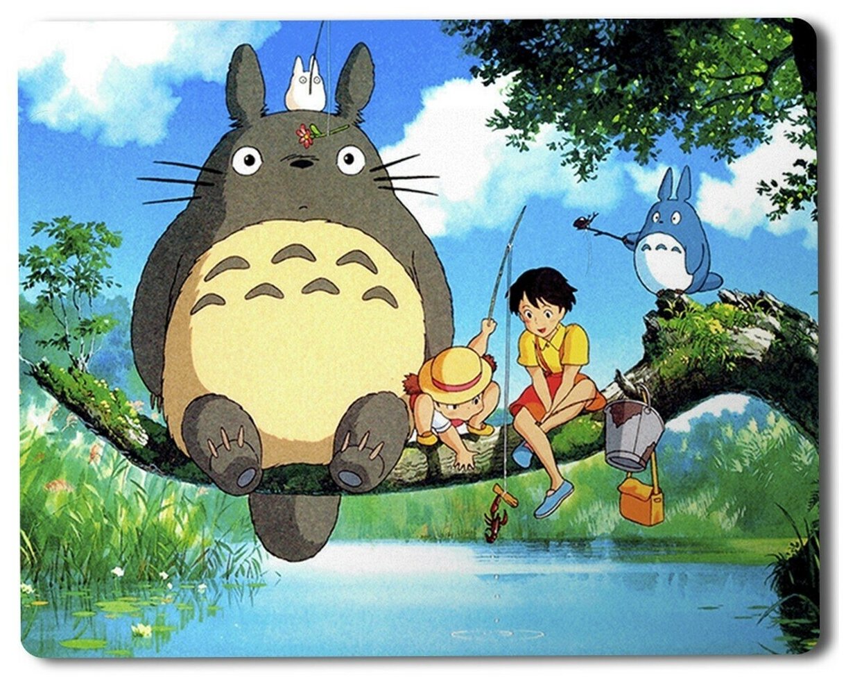 Геймерский коврик Мой сосед Тоторо tonari no totoro аниме персонаж сацуки миядзаки пухляш котик-2