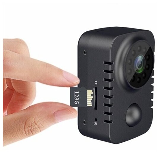 Мини видеорегистратор MD29 HD 1080P с датчиком движения ночным видением и аккумулятором до 10.5 часов