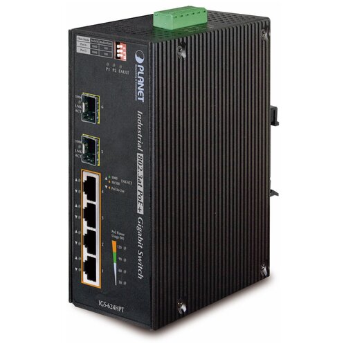 Коммутатор PLANET IP30 6-Port модуль sfp с интерфейсом rj 45 sfp t cooper 1000 мб с 100 м