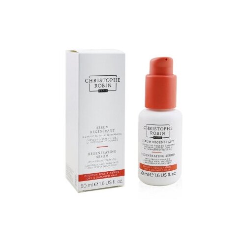 Регенерирующая сыворотка для волос Christophe Robin Regenerating Serum with Prickly Pear Oil, 50 мл