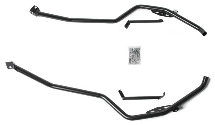 Боковая защита для снегохода + крепеж / SIDE BUMPER BRP LYNX 69 RANGER + FITTING KIT / 2444.7293.1