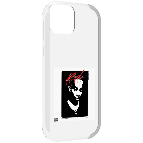 Чехол MyPads Playboi Carti - Whole Lotta Red для UleFone Note 6 / Note 6T / Note 6P задняя-панель-накладка-бампер