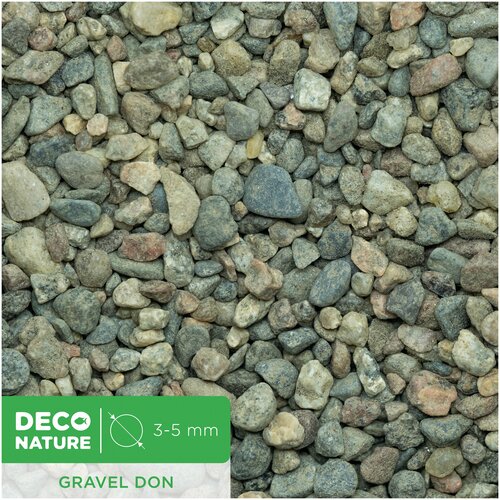 DECO NATURE DON - Натуральный гравий фракции 3-5 мм, 5,7л/9кг