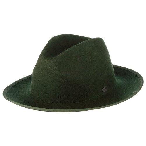 фото Шляпа федора bailey, подкладка, размер 61, зеленый