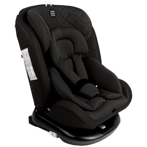 Автокресло AMAROBABY Brilliant ISOFIX класс D (группа 0+/1/2/3) серый