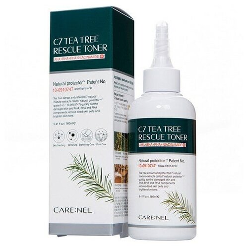 Успокаивающий тонер с экстрактом Чайного Дерева C7 Tea Tree Rescue Toner