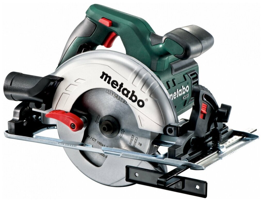 Metabo Пила дисковая 1200вт,55мм,картон KS 55 FS 600955000