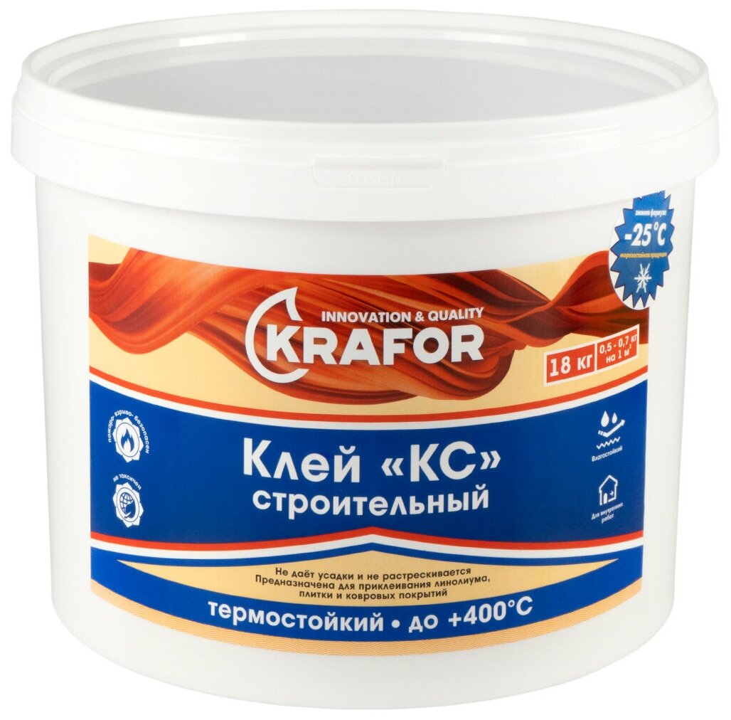 KRAFOR клей универсальный КС 18 КГ 1 44980