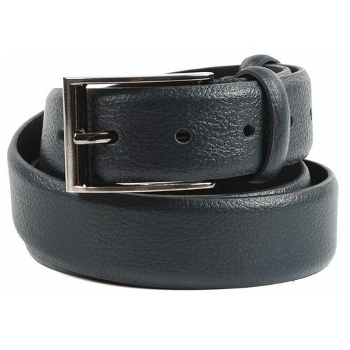 фото Ремень/ремень мужской/натуральная кожа/mayger/рн-4609/синий/130/цельнокроеный/классическая пряжка/подарочная коробка meyninger