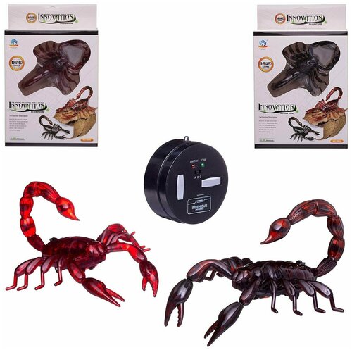 Интерактивная игрушка, JUNFA, Скорпион, световые эффекты, 16 х 13 х 7 см, 1 шт