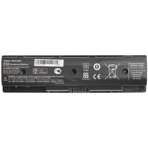 Аккумулятор PI06 для HP - 5200mah, HP Pavilion 15 / Pavilion 17 / Envy 15 / Envy 17 (HSTNN-LB4N / 710416-001 / 710417-001 / HSTNN-UB4N) hp envy 15 pavilion 17 envy 17 вентилятор кулер охлаждения 4pin mf60120v1 c460 s9a