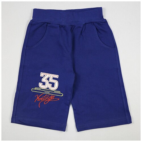 фото Шорты-капри для мальчика, арт. 20229, цв. джинсовый, р. 116 (6) mixima