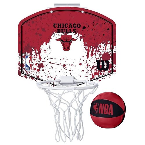 фото Набор для мини-баскетбола wilson nba team mini hoop chicago bulls арт.wtba1302chi