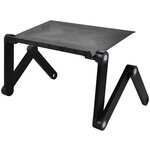 Стол для ноутбука Cactus CS-LS-X3 черный 27x42см - изображение