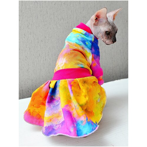 Платье - одежда для кошек и котов (подходит для сфинксов), товары для кошек, зоотовары для кошек