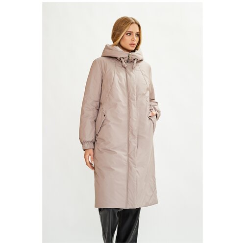 Пальто плащёвое женское, ElectraStyle, 4У-2116/1-0315/109, кэмел, размер - 54