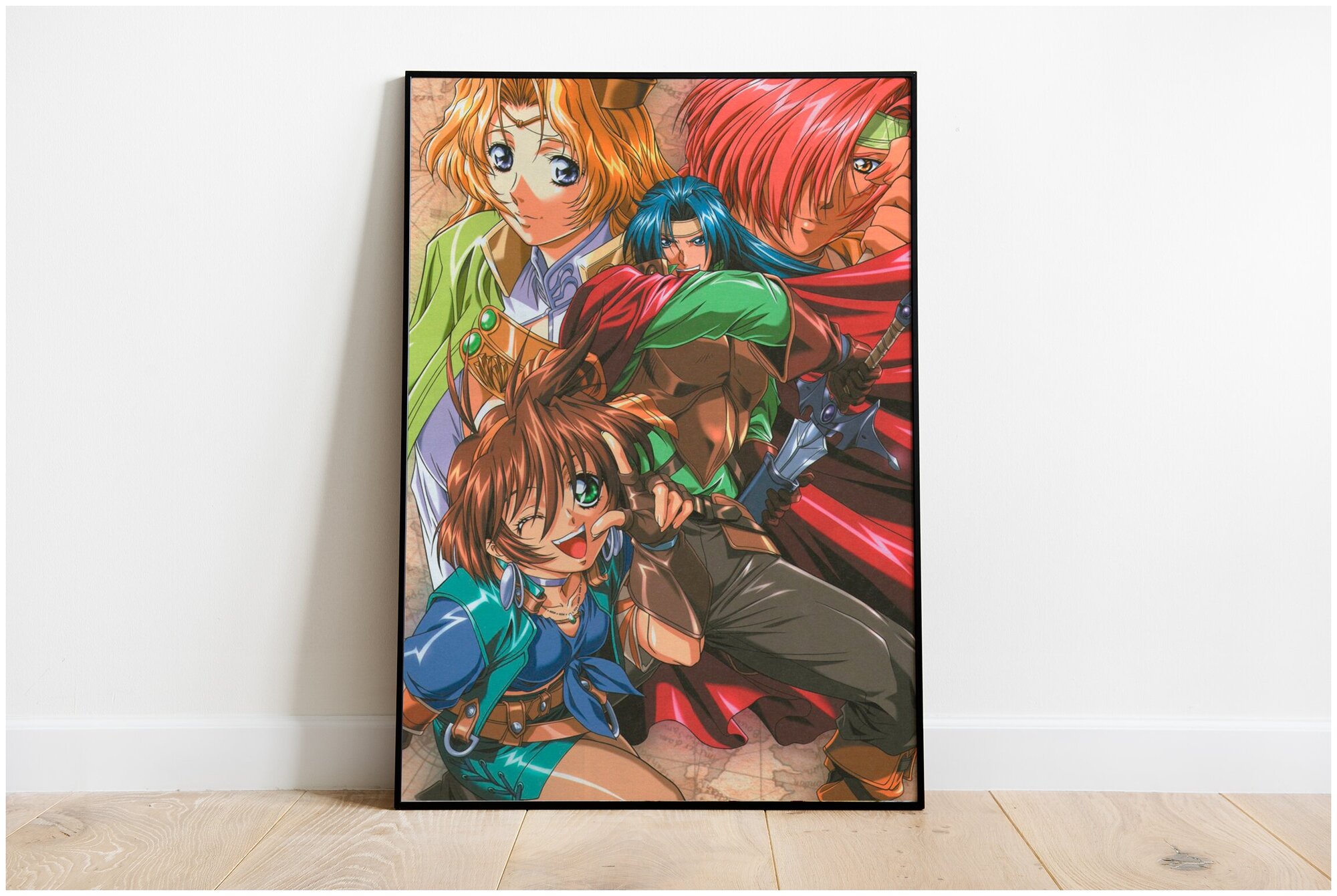 Плакат "Аниме" / Формат А4 (21х30 см) / Постер для интерьера жанра аниме