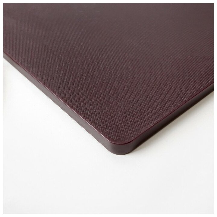 Доска профессиональная разделочная, 40×30 см, толщина 1,2 см, цвет бордовый