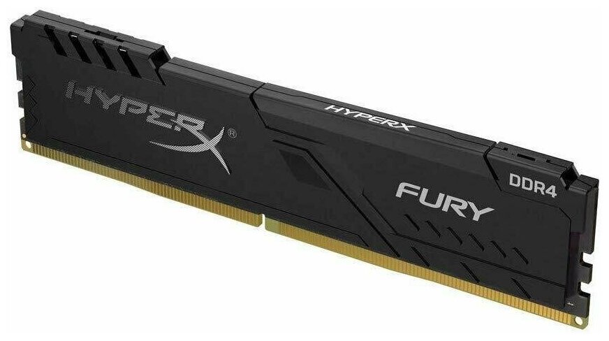 Оперативная память HyperX FURY Black DDR4 2666 МГц 1x8 ГБ (HX426C16FB3/8), чёрный