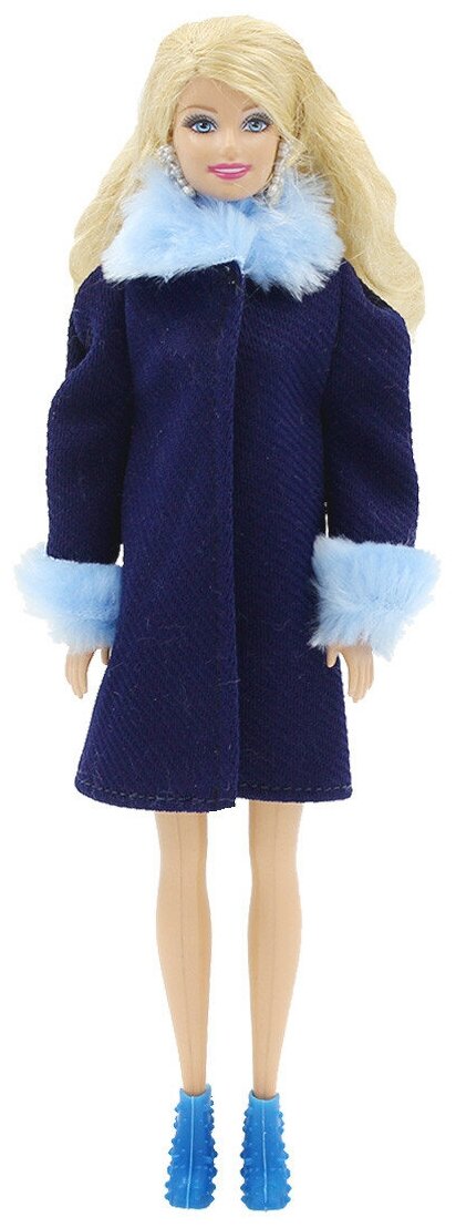 Пальто для Барби - "Ультрамарин"