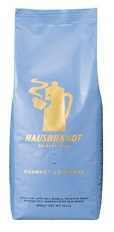 Кофе в зернах Hausbrandt Gourmet Columbus (Гурмэ Колумбус), 1кг