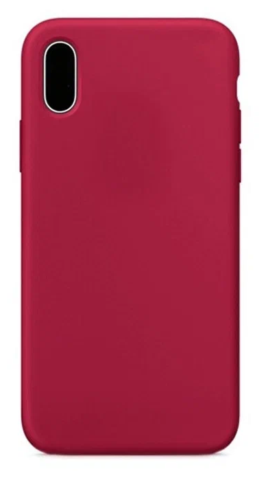 Чехол силиконовый Grand Price для iPhone XR 6.1" Full case series, спелая малина