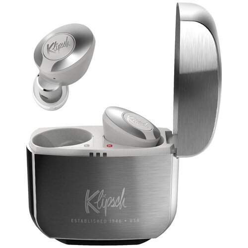 Беспроводные наушники с активным шумоподавлением Klipsch T5 II True Wireless ANC Silver 3099000₽