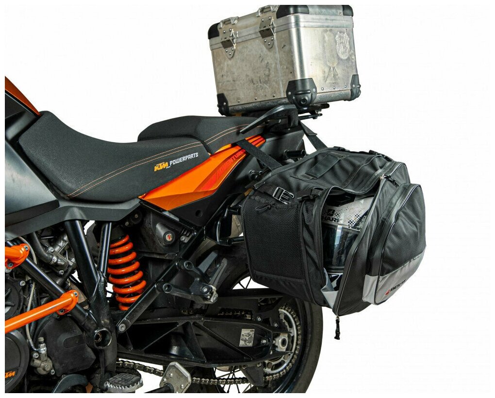 Боковые сумки для мотоцикла XL Evo (пара) объём 46-68 литров