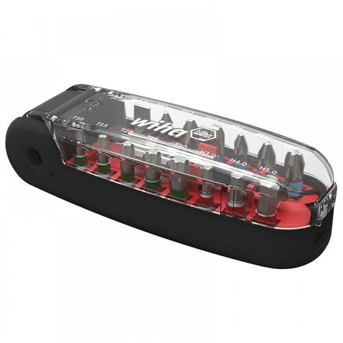 Отвертка с битами Wiha crocodile mouth bit black 17 piece set набор инструментов xiaomi mijia wiha 24 в 1 набор отверток