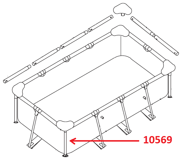 Вертикальная опора 450*220 10569 - фотография № 2