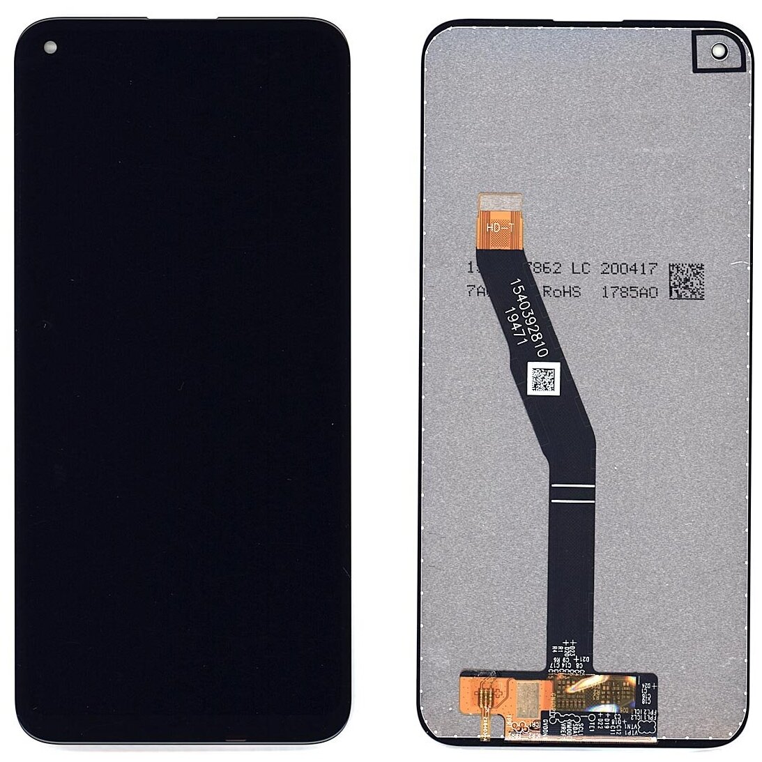 Дисплей (модуль) для Huawei Honor 9C Play 3 Y7 Pro 2020 P40 Lite E в сборе с тачскрином черный