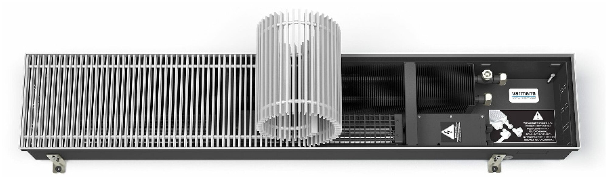 Встраиваемый в пол конвектор Varmann Ntherm N 230.110.1400 RR U EV1