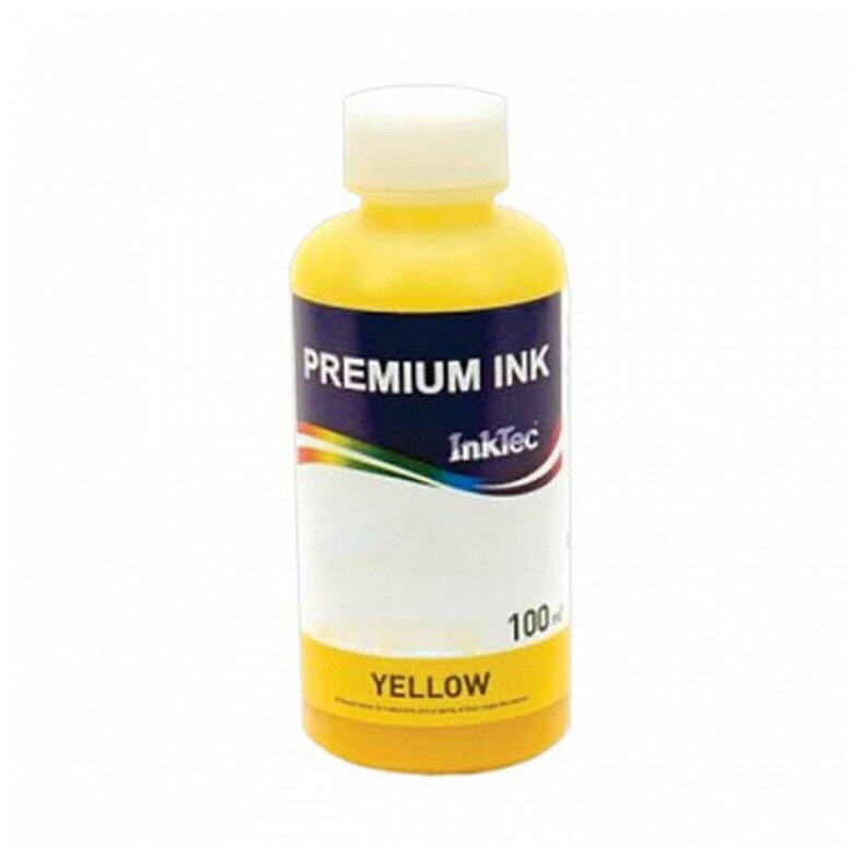 Чернила InkTec E0017 100MY Yellow (желтый) для принтера Epson T6734/T6644 (L800, L1800, L810, L815, L850, L805), для струйного принтера, совместимый