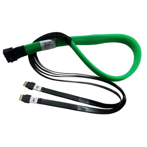 Кабель Broadcom Cable, Slimline SASx8 (SFF8654) -to- 2 Slimline SASx4 (SFF8654)+ SFF9402, 1M