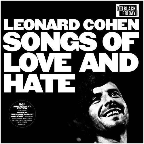 cohen leonard songs of love and hate Leonard Cohen - Songs Of Love And Hate (белый винил '2021)