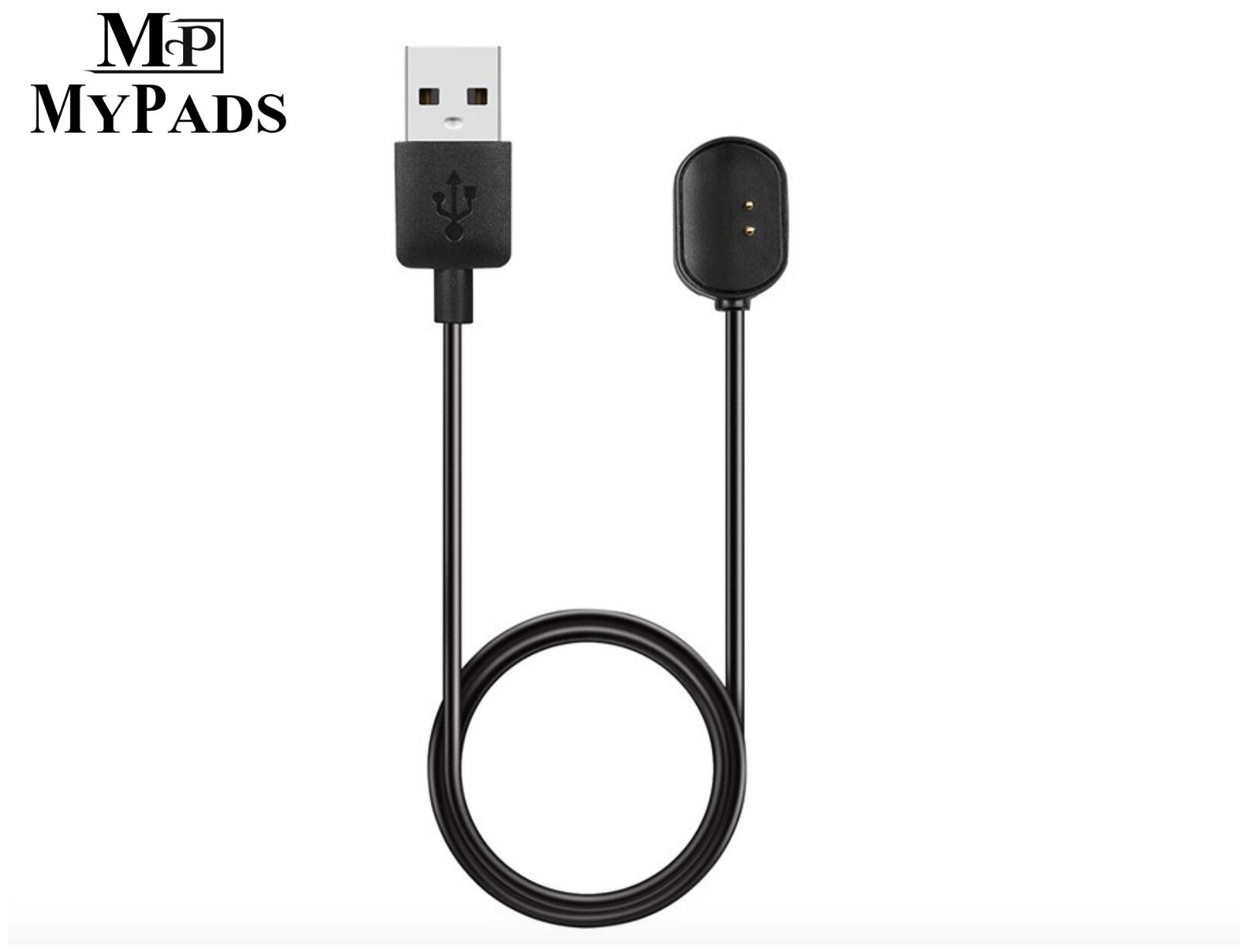 USB-зарядное устройство кабель док-станция магнитная база MyPads для умногоарт-браслета Xiaomi Amazfit Band 2 (A1713)/ Amazfit Cor 2 (A1712)