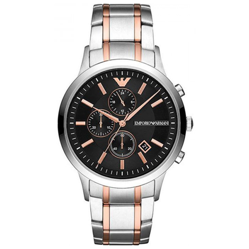 Наручные часы EMPORIO ARMANI Sport Наручные часы EMPORIO ARMANI AR11165, серебряный, черный