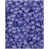 Японский бисер Toho, размер 11/0, цвет: Окрашенный изнутри хрусталь/светлый синий (966), 10 грамм - изображение