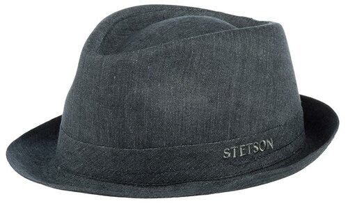 Шляпа трилби STETSON, подкладка, размер 61, серый