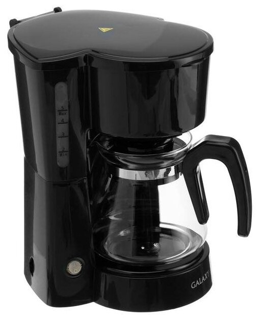 Кофеварка GL 0709, капельная, 800 Вт, 0.75 л, черная - фотография № 1